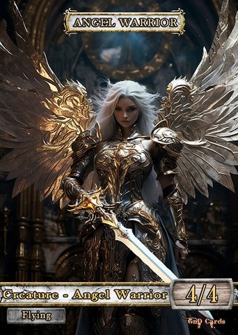 Angel Warrior #3 AI ART